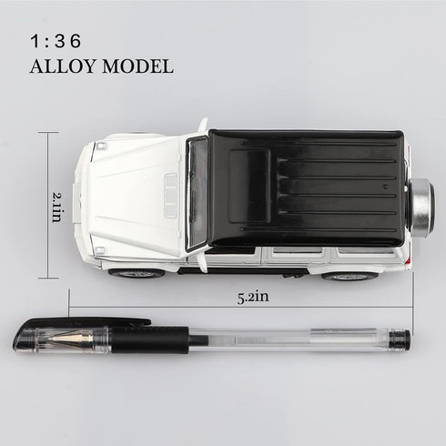 1/36 Scale Mercedes Benz AMG G63 Diecast Model Cars, Pull Back G Wagon Toy Cars for Boys and Girls