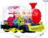 Berry President Transparent Electric Gear Train Toy with Flashing Lights and Music for 2-5 Year Old Boys