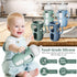 4 Pack 8 oz, Silicone Sleeves for Avent Natural Glass Bottles, Anti Breakage Baby Bottle Protector with Easy-Grip