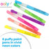 Ooly Magic Puffy Pens, Set of 6 Neon Colors with 3D Ink for Kids, Fun Art Supplies for Drawing