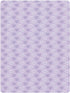 miaozhen 1 Pack 52x28 Cotton Crib Sheets for Baby Boys Girls Comfy Breathable Abstract Art Heart Purple Toddler
