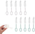 Mezfrguo 10 PCS Nipple Brushes Pacifier Cleaning Tools Small Bottle Brush Nipple Cleaner