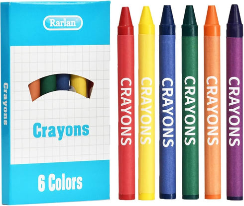 Rarlan 6 200 1200 Count Crayons Bulk, Colors, Boxes, Crayons