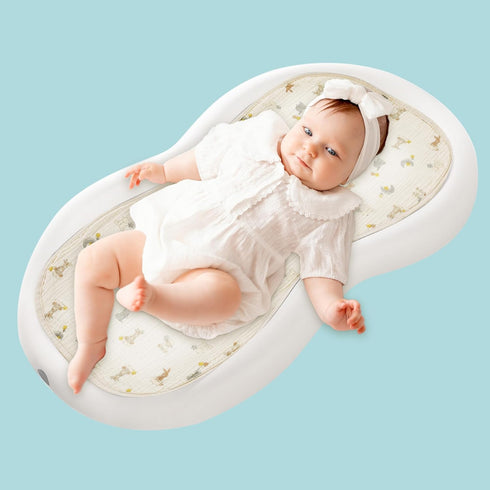 3 Pack Hombys Washable Baby Changing Pad Cover - Waterproof Muslin Changing Table Pad, - Cream White, Light Green