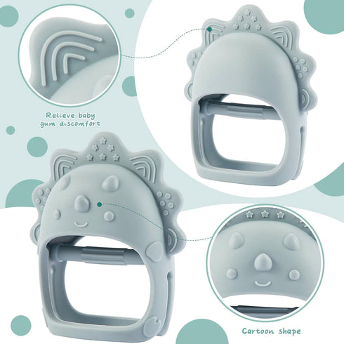 Baby Teethers 0-6 Months, BPA Free Chewing Toys, Easy-to-Grasp Shapes for Sensory Exploration and Itching Relief
