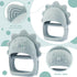 Baby Teethers 0-6 Months, BPA Free Chewing Toys, Easy-to-Grasp Shapes for Sensory Exploration and Itching Relief