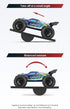 RC Car Jump Ramp Slope: Takeoff Board RC Stunt Playset for 1/10 1/12 1/14 1/16 Short-Course Truck/Monster Truck.