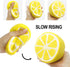 6PCS Jumbo Squishies Slow Rising Fruit Charms - Strawberry, Peach, Banana, Lemon, Watermelon, Pineapple