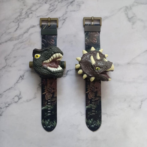 Dinosaur Watch Flashlight Projector Toys, Educational Animal Pattern Torch Gift