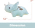 "Bellzi Triceratops Cute Stuffed Animal Plush Toy - Adorable Soft Dinosaur Plushies, Perfect Gift for Kids and Toddlers"