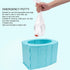 Portable Potty for Toddler Travel, Reusable Foldable Potty Training Toilet with Travel Bag and Liners, On the Go Potty