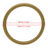 Aluminium Baby Sling Rings for Baby Carriers & Slings 3" Large Size Gold Color 1 Pair