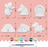 Set, 6 6 1 Funto Paint Your Own Unicorn Painting Kit, Arts and Crafts STEAM Project Creative Activity DIY Toys