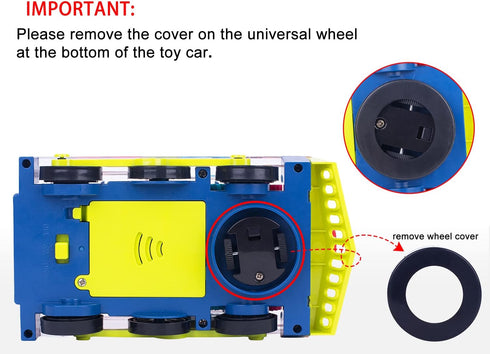 Berry President Transparent Electric Gear Train Toy with Flashing Lights and Music for 2-5 Year Old Boys