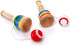 12 Pcs Wooden Catch Ball Game, Mini Wood Ball Catching with String Cup, Vintage Fun Party Game for Lawn Camping