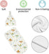 Sozzjile Set, Cute Dragon Print Baby Swaddle Blanket with Beanie Soft Cloud Moon Star Swaddle Sack Newborn Receiving