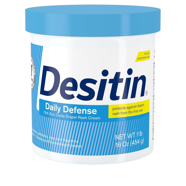 Destin Desitin Diaper Cream, Rapid, Creamy 16 oz (454 g)(Pack of 2)