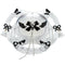 CutiePlusU Large Size Pacifier DIY Big Shield Pacifier - White