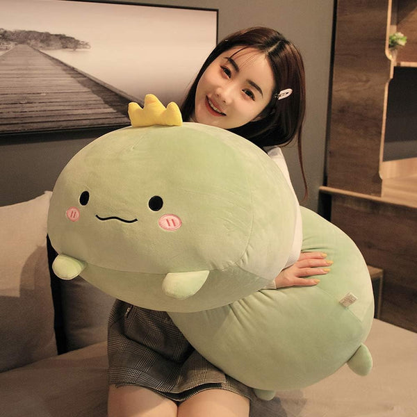 Dinosaur Plush Hugging Pillow, Soft Body Stuffed Animals Toy, 33.5"