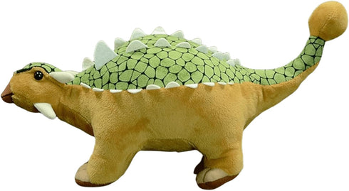 FRANKIEZHOU Ankylosaurus Stuffed Animal-Green 14", Dinosaur Plush Toy for Kids, Home Decor, Hugging Toy