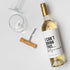 Mlle Label (Pack 2) Pregnancy Announcement Wine Labels - Baby Coming Soon Announcement for Partner, Parents, Grand