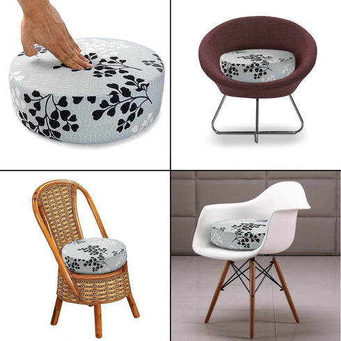Zicac Kids' Anti-Slip Chair Booster Seat - High Chair Dining Seat Pad Dismountable Round Booster Seat Cushion (Dark