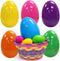 GiftExpress 6 Inch Easter Eggs - 6 Piece Extra Large 6" x