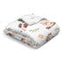Watercolor Farm Baby Blanket for Boy Girl Farm Animals Pig Goat Horse Cow Chick Rooster Duck Leaves Swaddle Blankets Toddler Nursery Crib Bed Throw Blanket Receiving Blankets 30x40 by KASTLEE