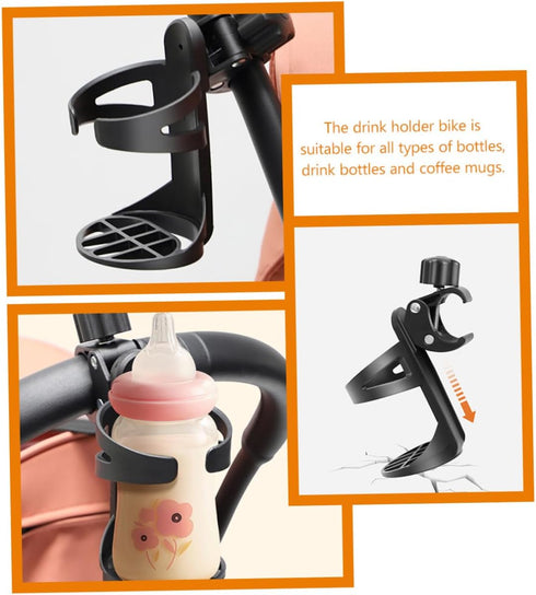 Versatile Wheelchair Cup Holder - Fits Strollers, Walkers, and More