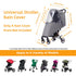 Lydomie Stroller Rain Cover, Baby Travel Weather Shield Windproof and Waterproof Protect from Dust and Snow, Universal