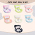 Car Seat for labubu Dolls with Air Vent Clip and Desktop Stand, Cute and Functional Car Ornament for Doll Fans