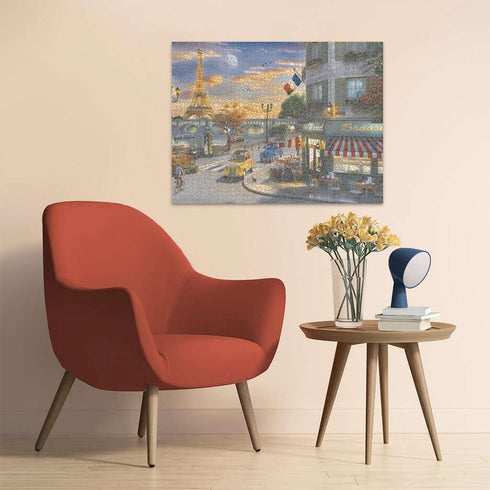 Ravensburger Paris Sunset Puzzle - 2000 Piece Jigsaw for Adults | Unique Softclick Technology