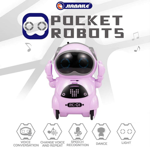 GoolRC 939A Pocket Robot, Talking Interactive Mini Robot with Voice Recognition, Singing & Dancing