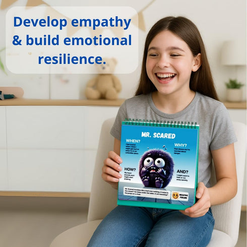 Emotion Flipbook for Kids: Manage Your Feelings Better with Feelings Builder - Great for Home, School & Therapy