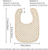 Muslin Baby Drooling Bibs, Soft & Absorbent Multi-Layer Bibs for Teething Boys and Girls