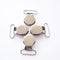 1" Pacifier Suspender Clips, Pacifier Clips with Plastic Teeth Insert to Protect