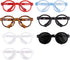 Fukaisu 7pcs Doll Eye Glasses Set, Cute Plastic Doll Dress up Sunglasses Eyeglasses