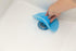 Hippo Tub Stopper, Soft Silicone Bathrub Drain Plus, Baby and Toddler Bathtime Accessory (Blue)