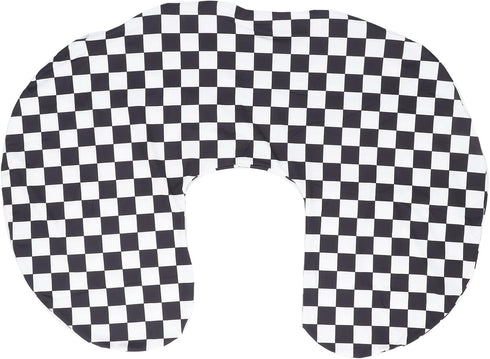 ZJchao Black Print Baby Nursing Pillow Cover U Shaped Washable Breatfeeding Slipcover for Moms (Black and White