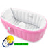 EZYCOK Swimming Inflatable Baby Bathtub, Portable Infant Toddler Bathing Tub Non Slip Travel Bathtub Mini Air Pool Kids