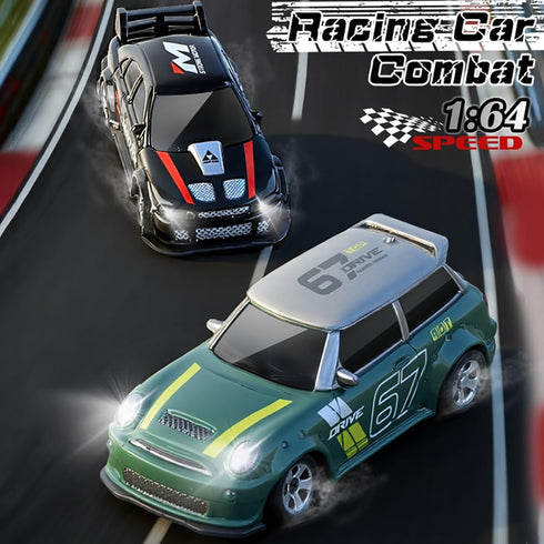 Moonzeamus KF33 1:64 2.4GHZ Scale Mini Drift RC Car with Full Proportional RTR Remote Control for Desktop Racing