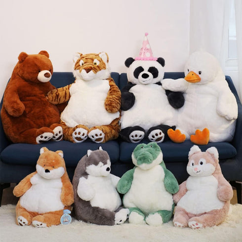 ARELUX 22in Large Bunny Plush Stuffed Animal Hugging Pillow - Soft Giant Fluffy Pillow for Friends Dormitory