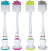 Nuby 2 in 1 Bottle and Nipple Brush with Stand, 1 Pack,