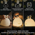 MUID Original Authentic Slug Night Light, Nursery Squishy Lamp, Cute Animal Bedside Lamp for Kids, Soft Silicone Light