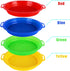 Set Bundle-4Pack(8.75x 9.75in) Sand Sifters Sieve for The Beach Sand Toys (Red, Blue, Yellow & Green) Complete Gift