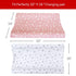 4 Pack, 32"x16" Cozy 4-Pack Changing Pad Cover for Girls Lovely Print Soft Unisex Diaper Change Table Sheets, Fit