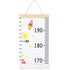 MIBOTE Baby Growth Height Chart, Handing Ruler Wall Decor for Kids, Canvas Removable Height Growth Chart 79" x 7.9"