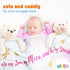 Baby Milestone Blanket for Boys and Girls 40 x 60 Inches, Soft Premium Fleece Baby Growth Chart Gift