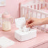 Luxshiny Refillable Wipe Dispenser Box Portable Wipes Holder for Room Kitchen Bathroom Lightweight Cover Compact Design