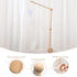 Set Baby Crib Mobile Arm Wooden Holder with Rotating Music Box Nursery Decor Attachment Safe Anti Slip for Baby Girls